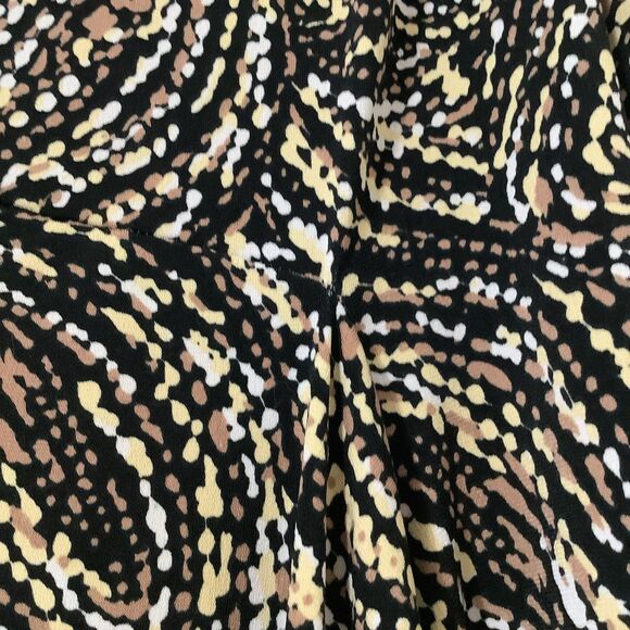 Vintage Y2K Dotty Boho Hippie Festival Fairy Asymmetrical Slit Ruffle Skirt M - Picture 6 of 9